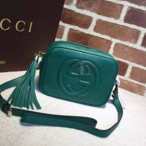 Replica Gucci Soho Disco Dark Green Bag