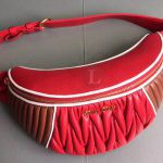 Replica  Miu Miu Rider Belt Bag Red
