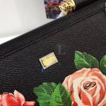 Replica Dolce & Gabbana Sicily Roses Print Black