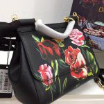 Replica Dolce & Gabbana Sicily Rose Print Black