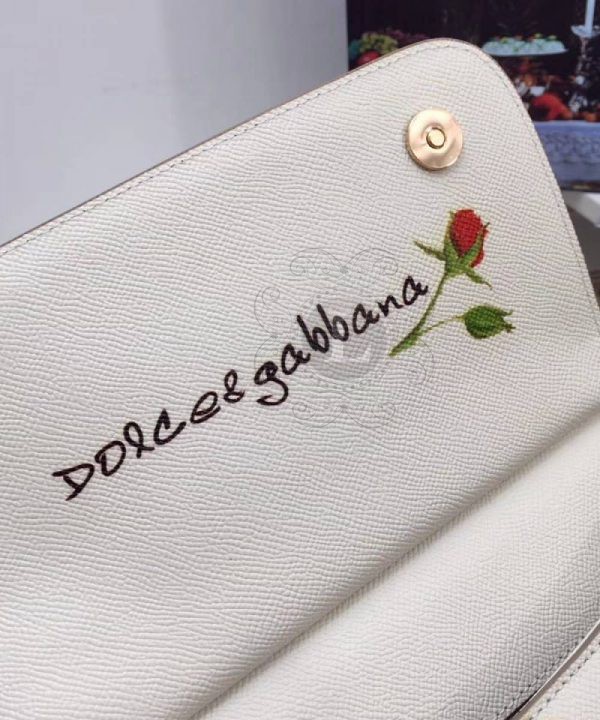Replica Dolce & Gabbana Sicily Flowers Print White