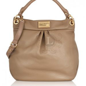 Replica Marc by Marc Jacobs Classic Q Hillier Hobo Bag Coffee
