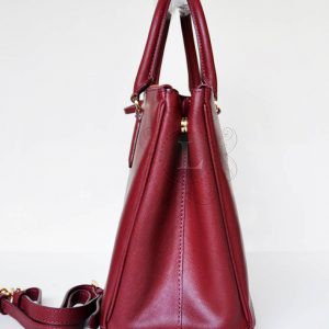 Replica Prada Saffiano Lux Tote Bag Claret