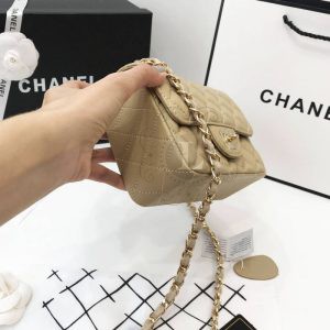 Replica Chanel Mini Flap Beige