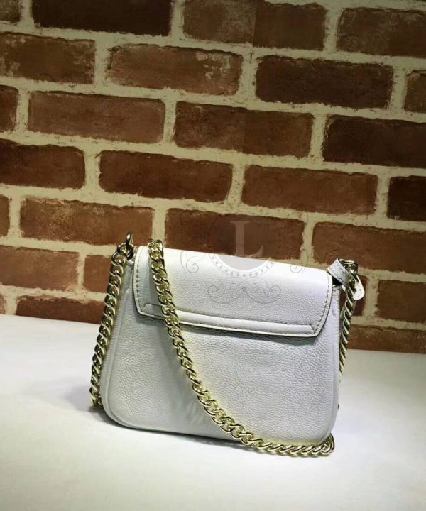 Replica Gucci Soho Chain Shoulder White Bag