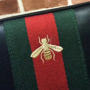 Replica Gucci Bee-Embroidered Cross-Body Bag