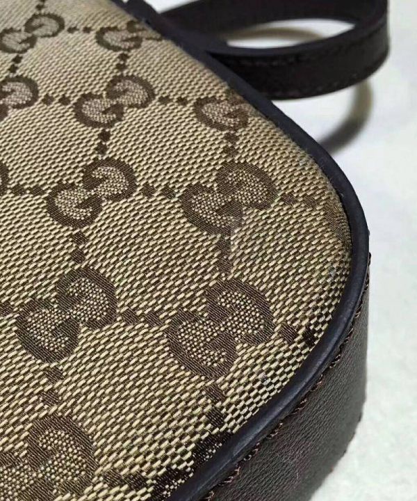Replica Gucci Bee-Embroidered GG Canvas Bag
