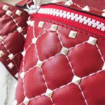 Replica Valentino Rockstud Spike Belt Bag Red