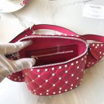 Replica Valentino Rockstud Spike Belt Bag Pink