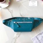 Replica Valentino Rockstud Spike Belt Bag Blue