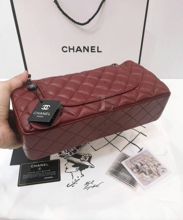 Replica Chanel Classic Flap Bag Marsala