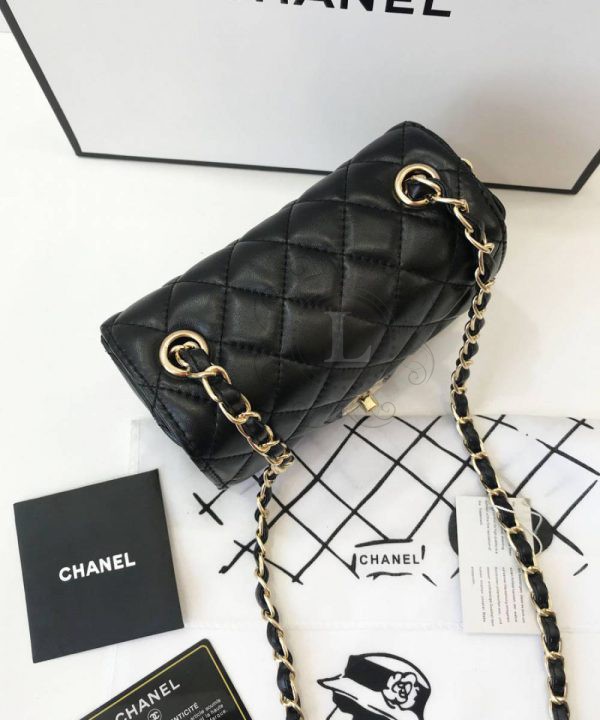Replica Chanel Mini Flap Black