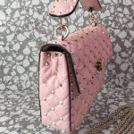 Replica Valentino Garavani Medium Rockstud Spike Bag Pink