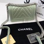 Replica Chanel Chevron Boy Mint Bag