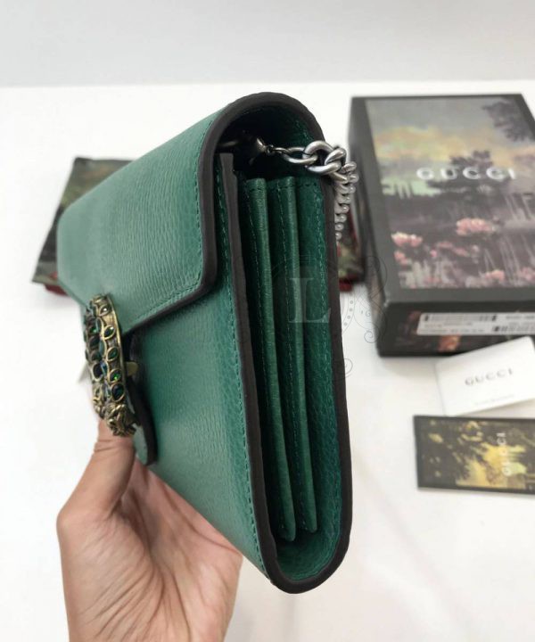 Replica Gucci Dionysus Mini Chain Bag Green