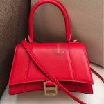 Replica Balenciaga Hourglass Small Top Chanele Bag Red