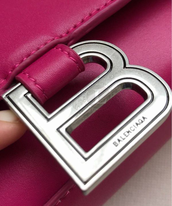 Replica Balenciaga Hourglass Small Top Chanele Bag Hot Pink