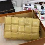 Replica Bottega Veneta Padded Cassette Bag Mustard