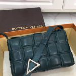 Replica Bottega Veneta Padded Cassette Bag Dark green