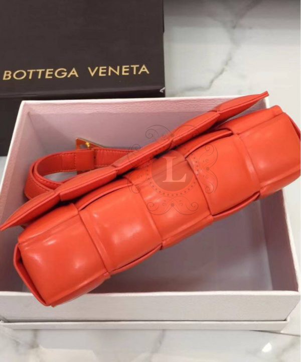 Replica Bottega Veneta Padded Cassette Bag Orange