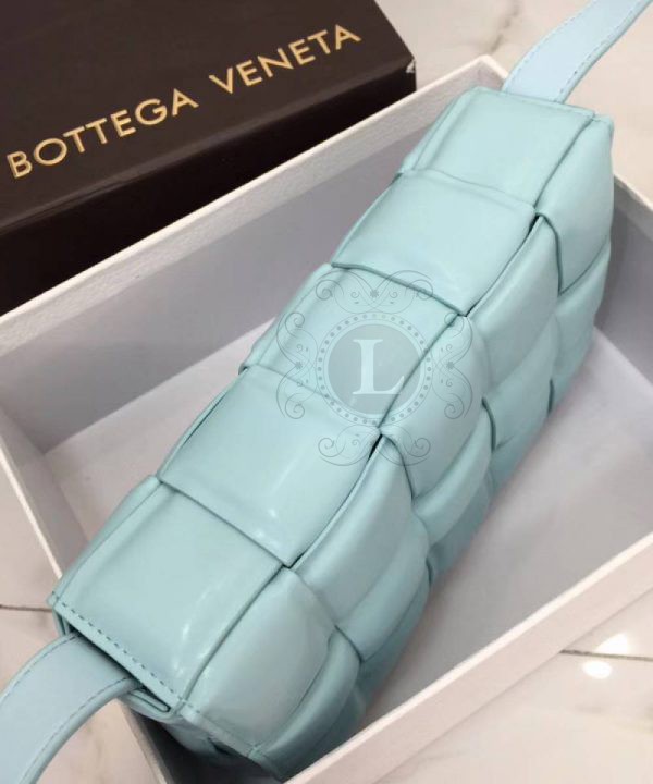 Replica Bottega Veneta Padded Cassette Bag Turquoise