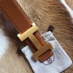 Replica Hermes H Belt Buckle & Reversible Leather