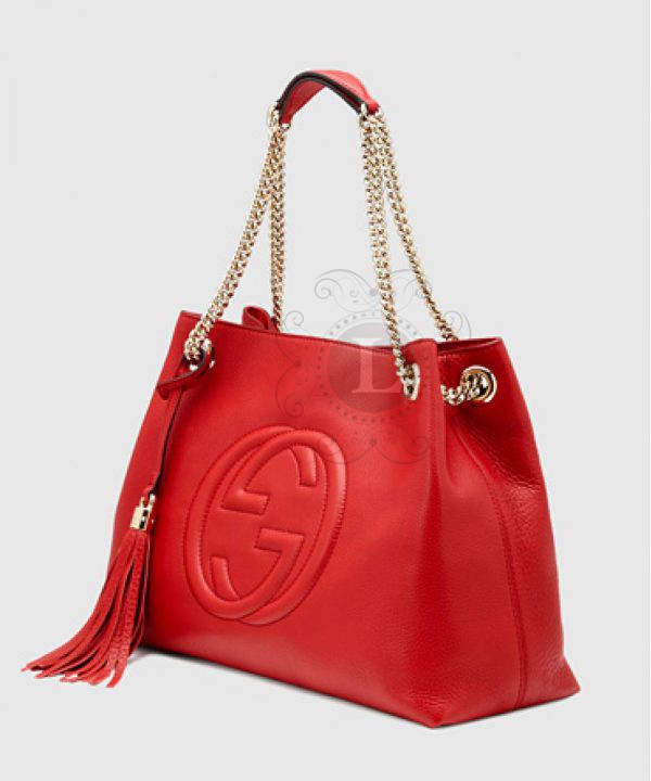 Replica Gucci Soho Tote Red Bag