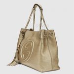 Replica Gucci Soho Tote Gold Bag