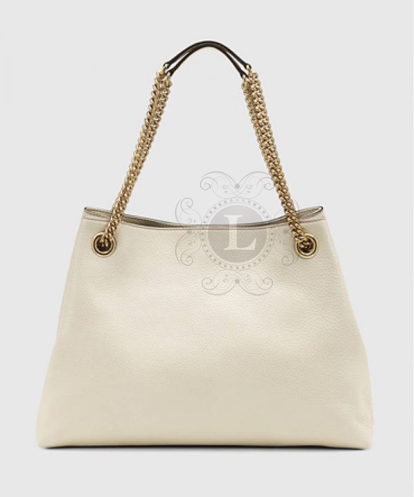 Replica Gucci Soho Tote White Bag