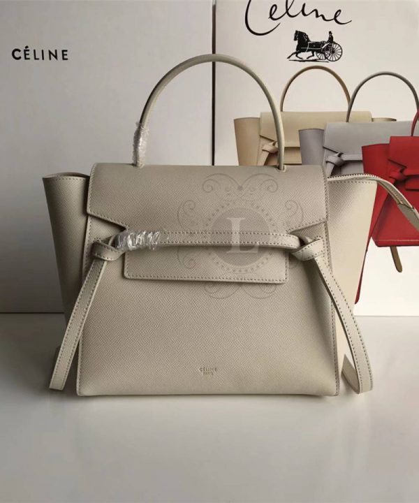 Replica Celine Belt Bag Dark White