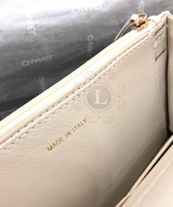 Replica Chanel 19 Wallet on Chain Bag Biege