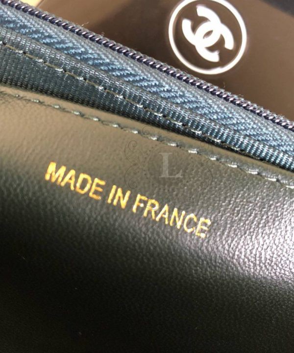Replica Chanel WOC Wallet On Chain Green