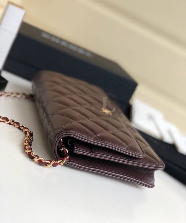Replica Chanel WOC Wallet On Chain Bordeaux