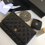 Replica Chanel WOC Wallet On Chain Black