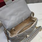 Replica Valentino Garavani Candystud Medium Shoulder Bag Grey
