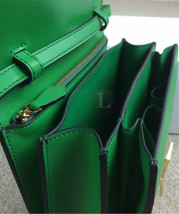 Replica Celine Classic Box Shoulder Bag Green