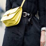 Replica Celine Classic Box Shoulder Bag Yellow