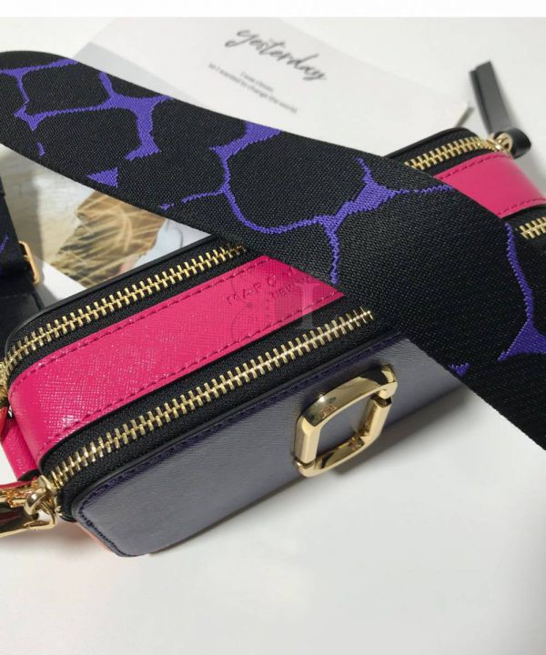 Replica Marc Jacobs Snapshot amera Bag Violet Multi