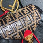 Replica Fendi Embossed And Textured Leather Backpack