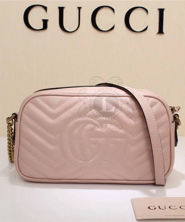 Replica Gucci Marmont Matelasse Bag Pink
