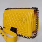 Replica Chanel Boy Bag Yellow
