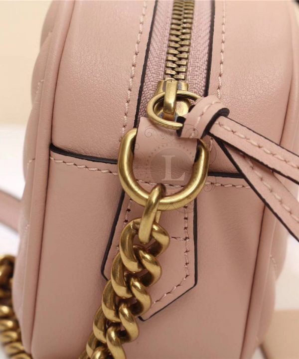 Replica Gucci Marmont Matelasse Mini Bag Pink