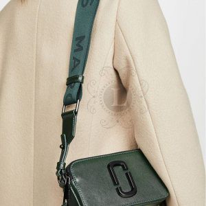 Replica Marc Jacobs The Snapshot Green Monochrome Bag