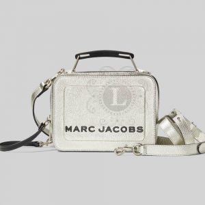 Replica Marc Jacobs The Metallic Textured Mini Box Bag