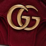 Replica GG Marmont Small Velvet Shoulder Bag