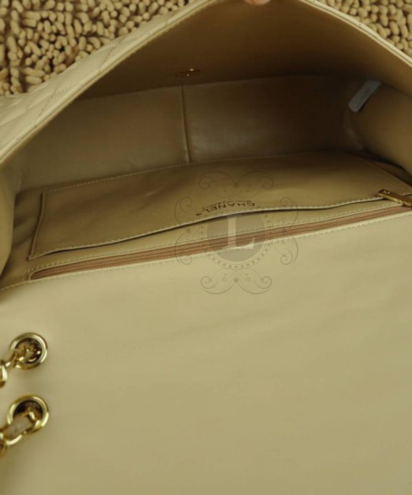 Replica Chanel 33 Maxi Flap Bag Biege