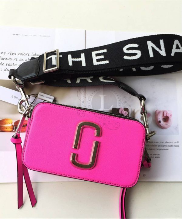 Replica Marc Jacobs Snapshot Bag Fluorescent Bright Pink