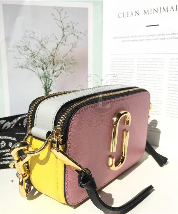Replica Marc Jacobs Snapshot amera Bag Baby Pink Multi