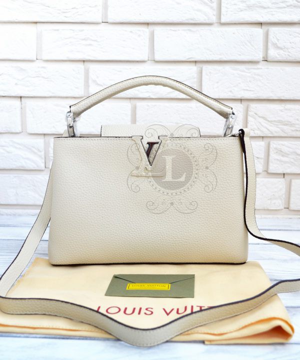 Replica Louis Vuitton Capucines Mini White
