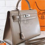 Replica Hermes Kelly Taupe 32 cm